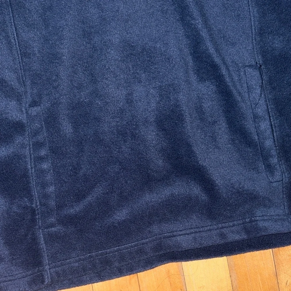 Columbia Kids Dark Blue Fleece with Neon Green Trim